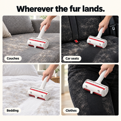 Works on couches, car seats, bedding and clothes